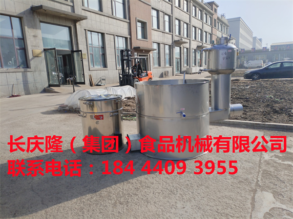 敦化李先生通過微信訂購的150型單磨組合，60型燃氣雙加熱煮漿鍋，大型干豆腐機等全套設備，裝車發貨了，長慶隆祝您生意興隆，財源廣進。 (2).jpg