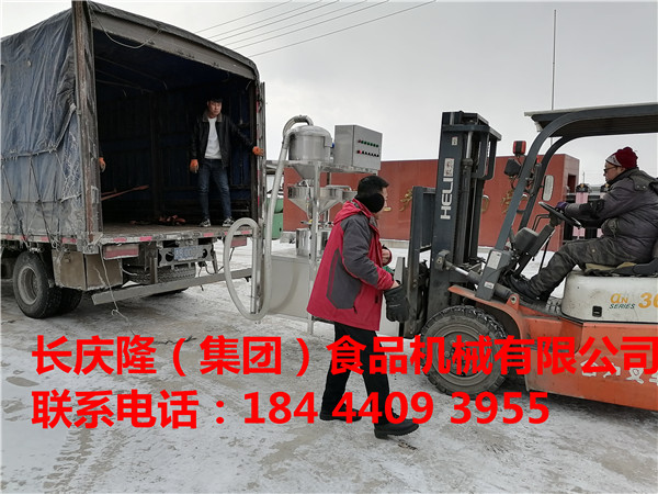 延吉孟先生購買的雙聯磨漿機，雙加熱煮漿鍋裝車發貨了，長慶隆祝您財源廣進，心想事成。 (1).jpg