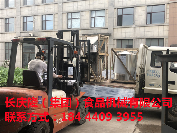 內蒙古赤峰劉先生是我們長慶隆的老鐵粉了，通過電話直接購買了外入式煮漿鍋，雙聯磨，燃氣鍋爐等設備！感謝您對長慶隆的信任與認可！長慶隆祝您生意興隆，闔家歡樂！想要做豆制品創業您，歡迎到我們長慶隆實地考察，現場觀看操作流程!長慶隆歡迎您！ (5).jpg